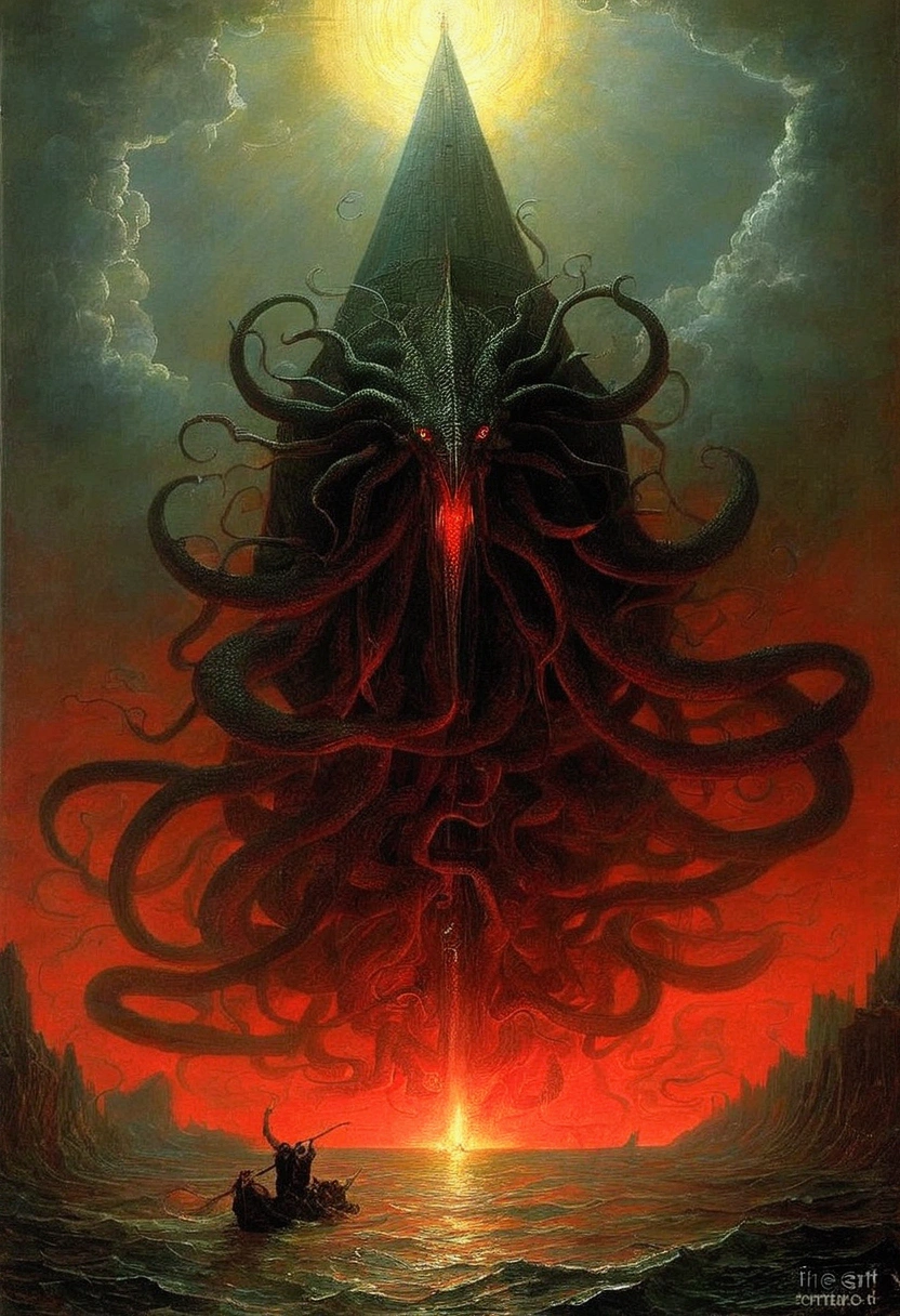 Mythical creatures, author：Zdzislaw Beksiński、Holy War、Red/Black、Azathoth、Cthulhu