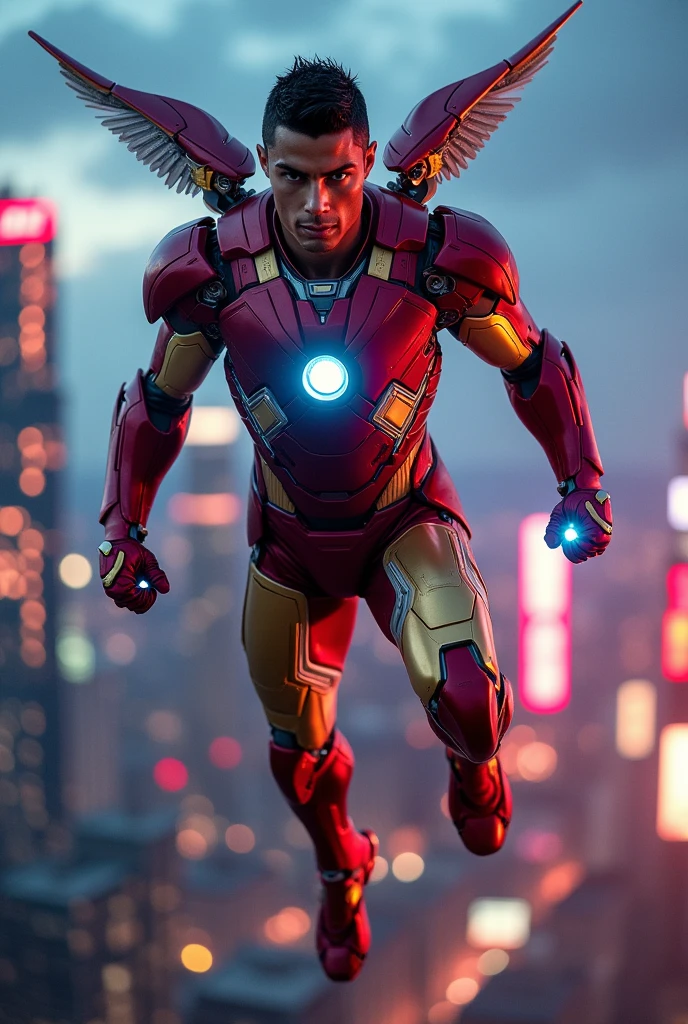 Cristiano Ronaldo in an Ironman suit