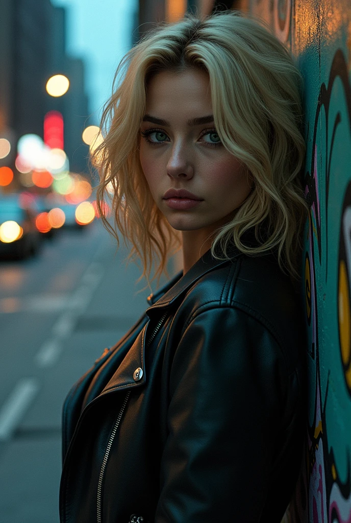 ash,Banana Fish,with her medium-length hair and green eyes