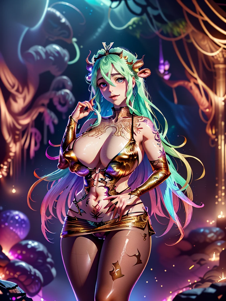 masterpiece, best quality, extremely detailed CG unity 8k wallpaper, ,, ,(Upper Body head close-up shot of a beautiful succubus girl), Wendy, braid fair,((Mckenna Grace)), Freckles,(Human genitalia,, gold,,no panties), (covered in milk,pee, urination),(((gigantic breasts,transparent Areola, ))),(( Abdomen tattoo)) ,( bat wings) (Cross-eyed, , Blush),wet (transparent see through) , ,(Plump),,((spread legs,,Fisheye perspective view,)),(Lean forward),,,( expressionless face,Be mentally controlled),,,, ,A bar at night, (transparent Glittering Lace torn pantyhose),,,pretty face, key art, award winning, intricate detail realism hdr, by (ruan jia and artgerm and range murata), Photorealism, Hyperrealism, ultra realistic, dramatic light, intense shadows, gorgeous view,depth of field