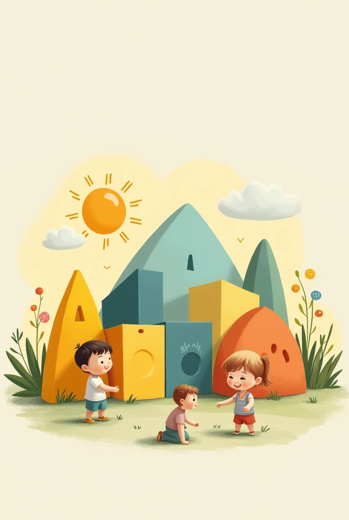 (sketch) wood toy, 4 , didactic, useful, minimalist, understandable, creative, innovative, pretty, colorful, stimulating