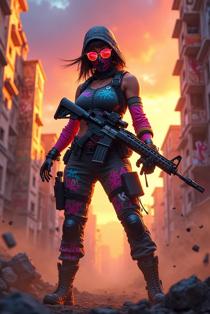 Um avatar de Free fire