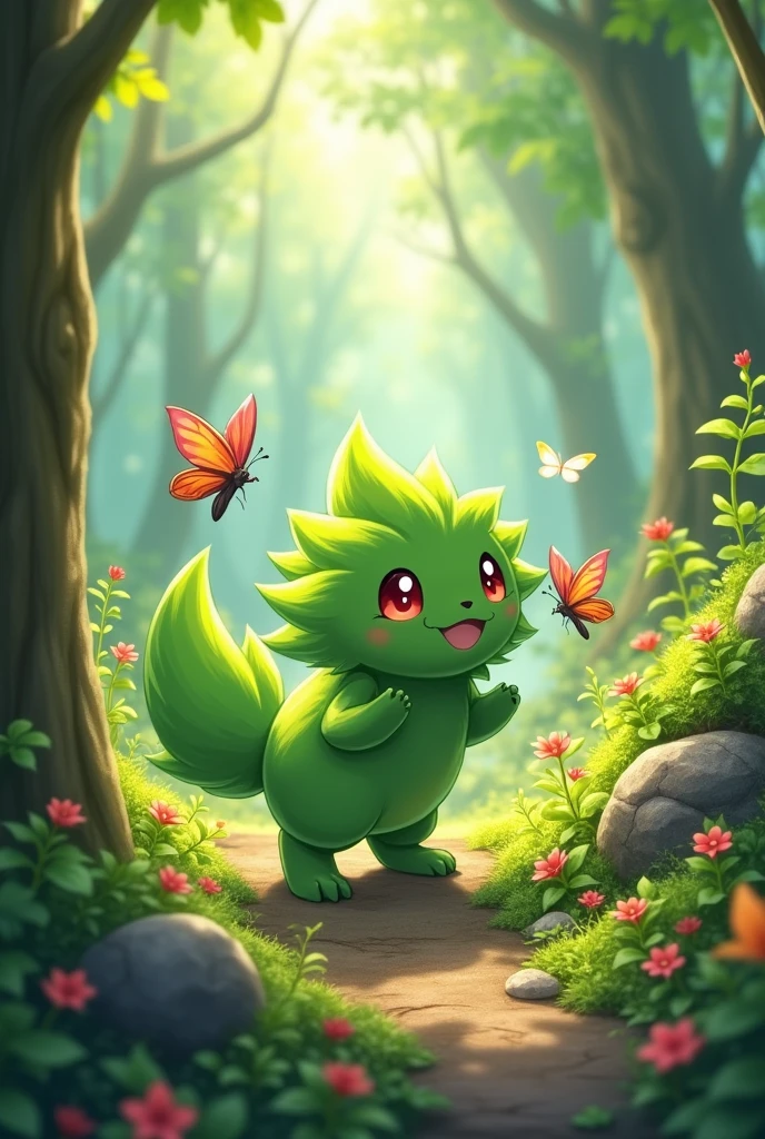 Make a grass type pokemon

