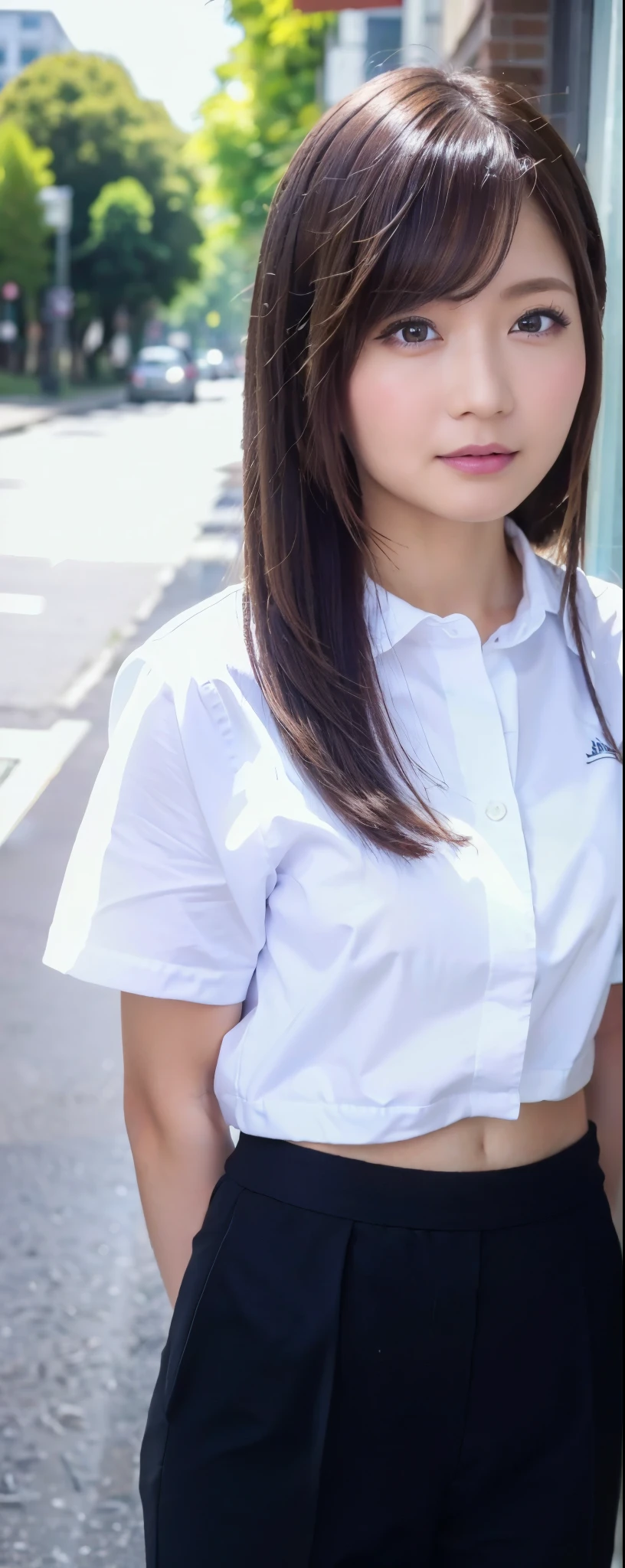 (masterpiece, highest quality:1.2), 8k, Naked 12 year old girl, 85mm,Official AR RAW Photos, スーパースリムなスレンダーbeautiful girl, skirt、上Half BodyHalf Bodyフルヌード、She takes off her short-sleeved white shirt to reveal her breasts.、Showing off her beautiful medium sized breasts、Show me your ears、Naked girls photoshoot、上Half Bodyフルヌード, Cute face, close, Half Body, It was a race, Gardenia, beautiful girl, , Thin thighs, Station platform、 Looking at the audience, No makeup, (Big smile), Film Grain, chromatic aberration, Sharp focus, Face Light, Bright lighting, 10 generations, Detailed face, Background Blur, (Dark red tie:1.1)、((((((12 year old girl shyly takes off her shirt))))))、((((((12才の上Half Bodyフルヌード女子高生)))))、Tight waist、Embarrassing pose、Shy and nervous girl、 Sad face