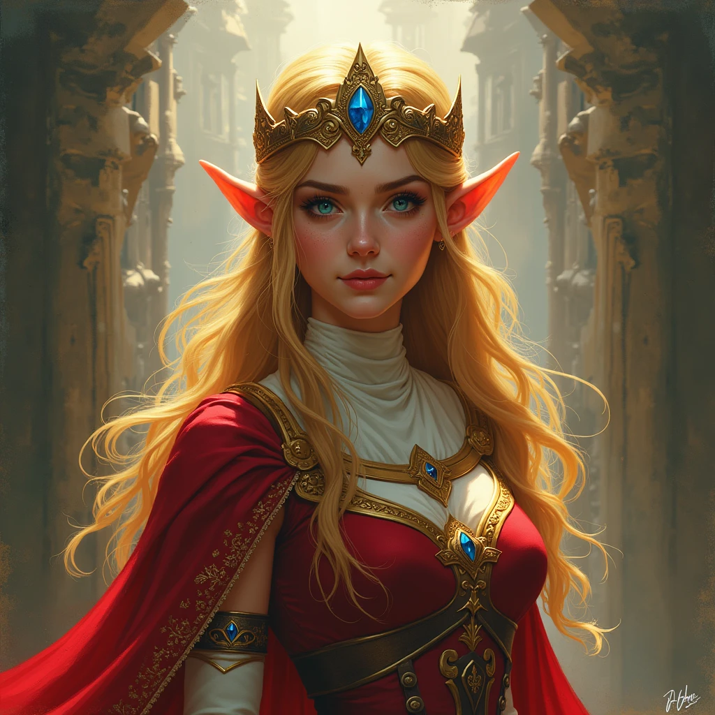Princess Zelda, warriors, missing with silver, golden and red