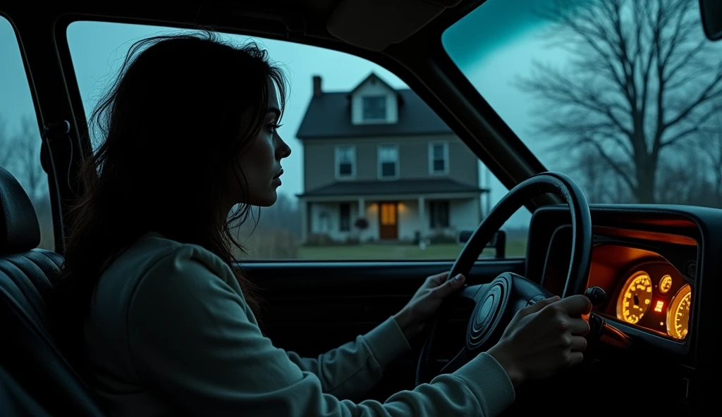 Scene 1 – In the Car, In Front of the Old House
(the night, ignoble dan Rina duduk di dalam mobil, looking at the old house that looks gloomy and empty.)
Player:
1. ignoble (25 years) - female 
2. Rina (24 years old) - female