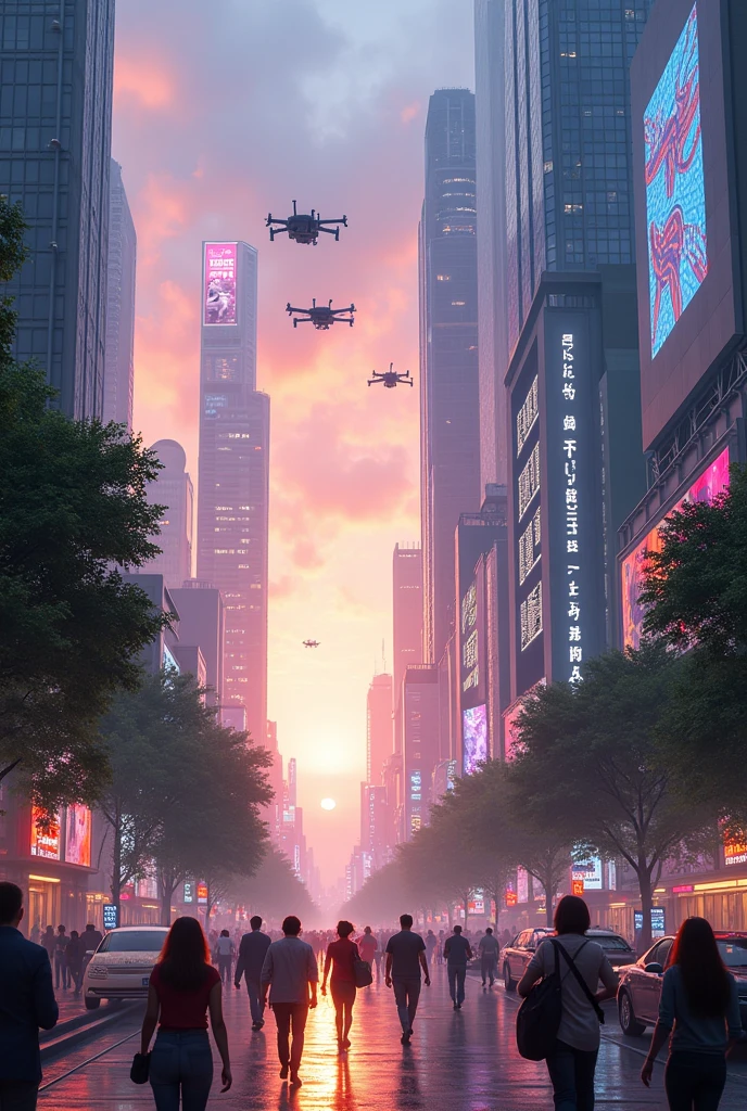 the world with advanced technology
