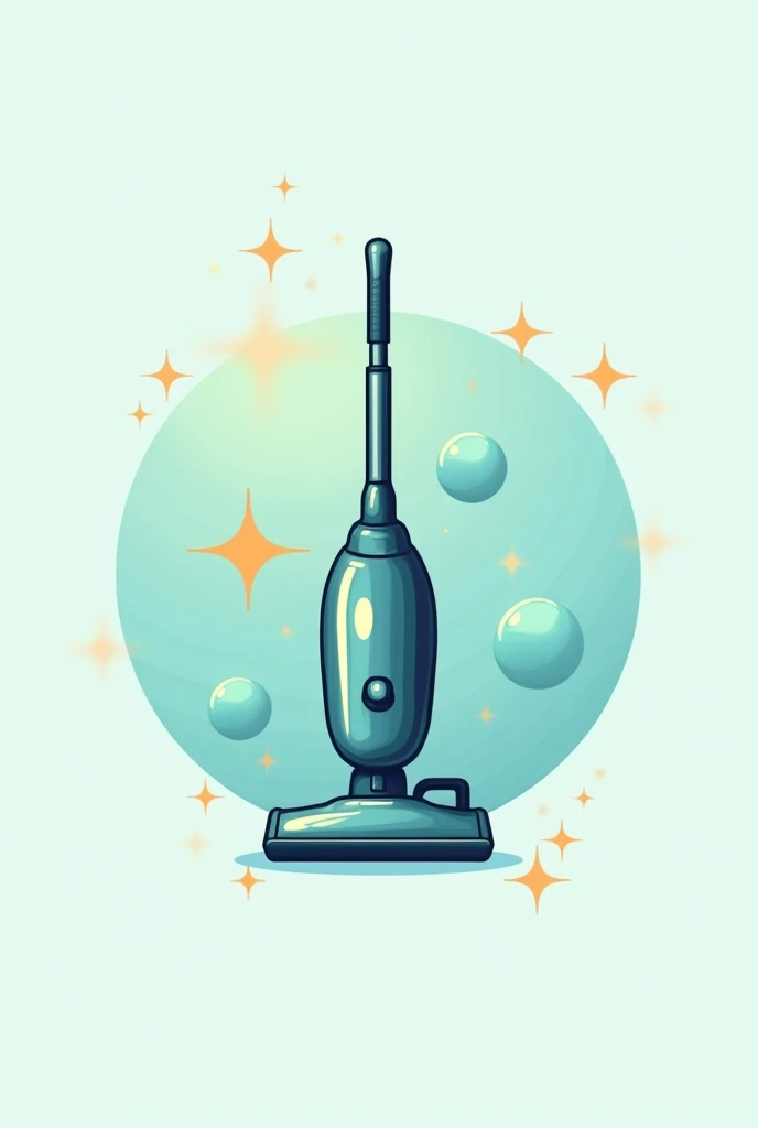 Create a sophisticated logo with a cleaning theme and the design needs to be based on a vacuum cleaner.