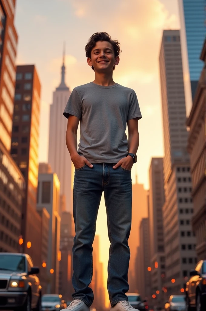 Photo realistic giant Tom holland 