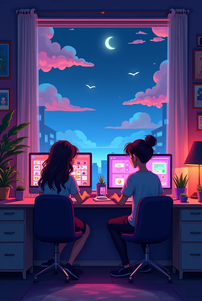 internet, role, discord, long distance friendship, digital environment, virtual,