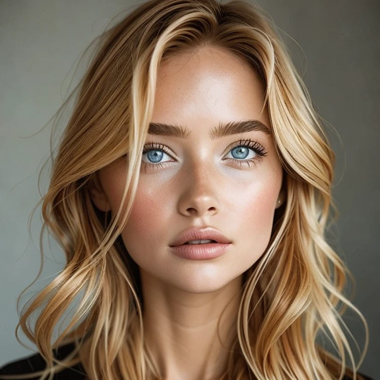 (Medium Close up):1.6), beste Qualität, Meisterwerk, ultrahohe Auflösung, (fotorealistisch:1.4), RAW-Foto, 1 Mädchen, Blondes Haar, blaue Augen, detaillierte Augen und Gesicht,(masterpiece, best quality:1.2), 1girl, solo