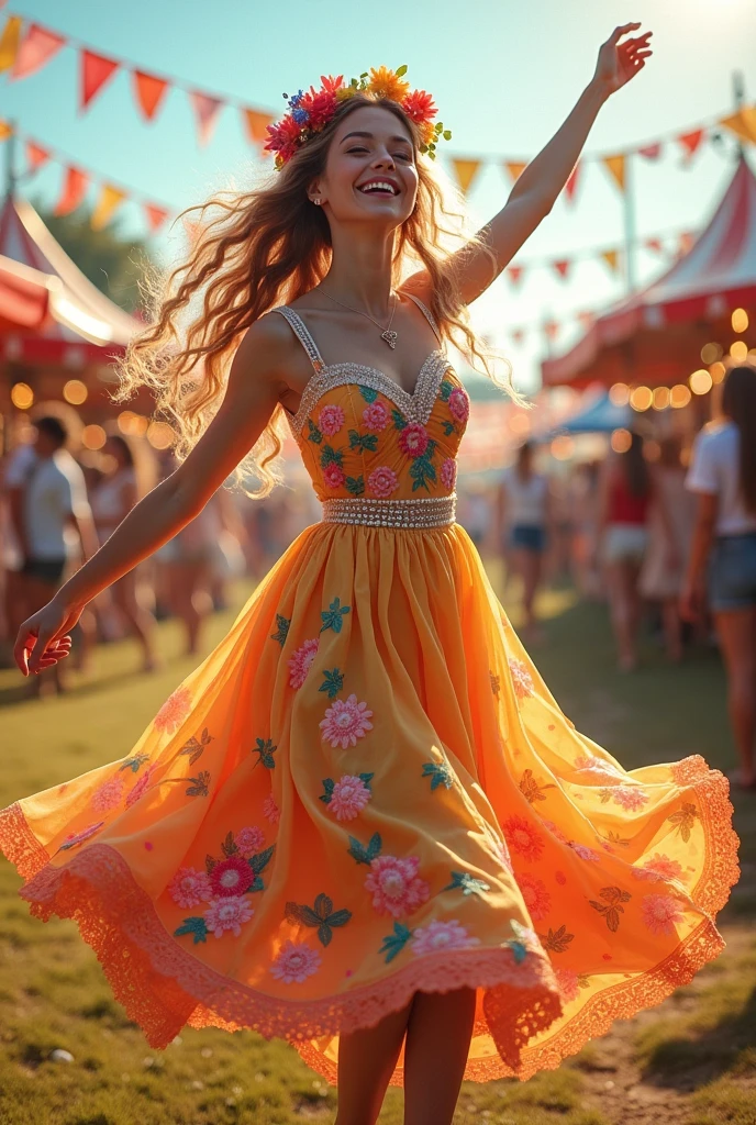 a June festival dress