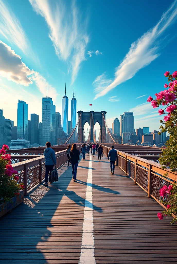 New York city bridge