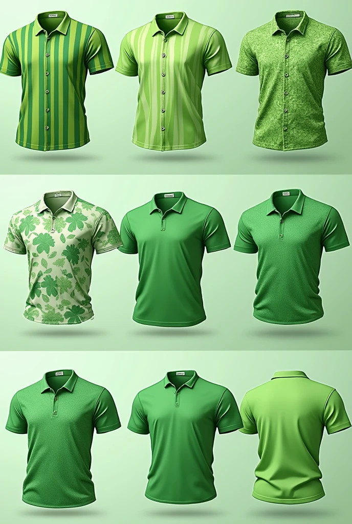 Create Green Shirt Templates