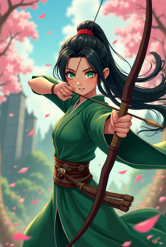 Robin Hood style Japanese anime