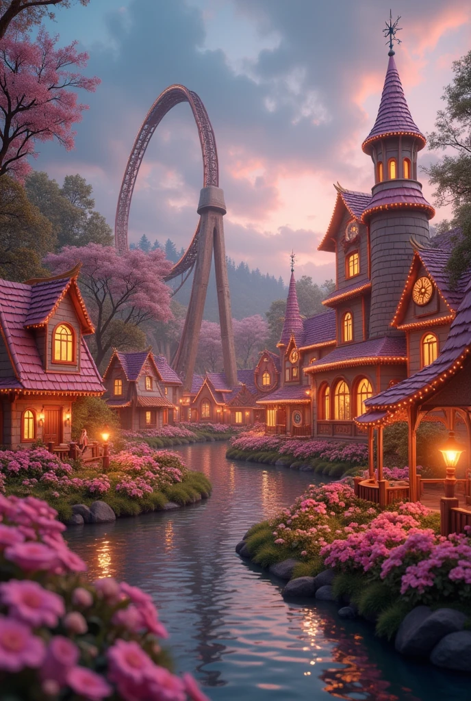 help me create a cat themed amusement park with fantasy elements and fairy tale statics dbhadas