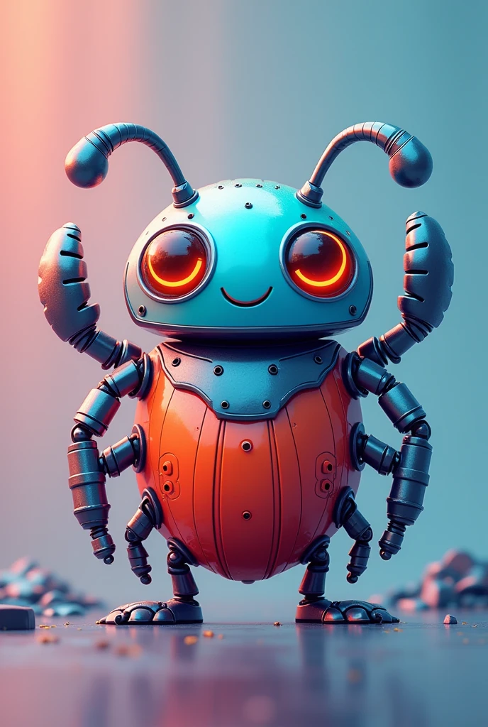 Logo of a fat robotic tick to make