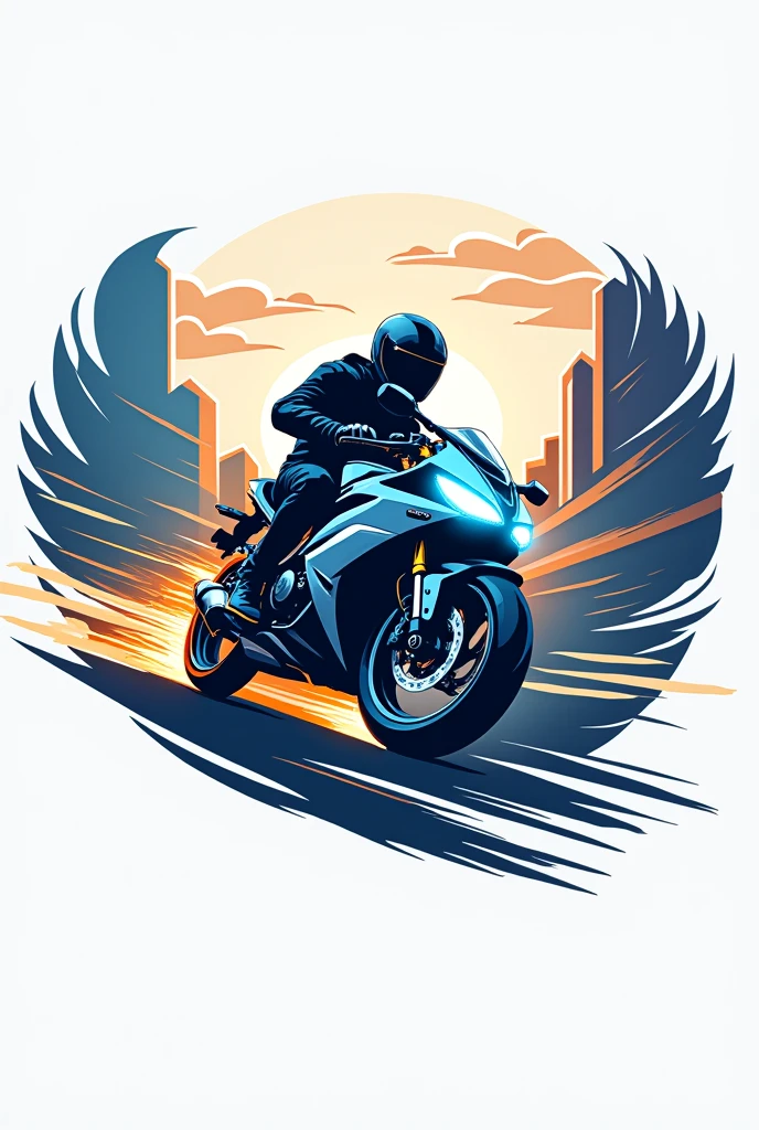create a logo for my motorcycle delivery brand, the name is : NexDeliver