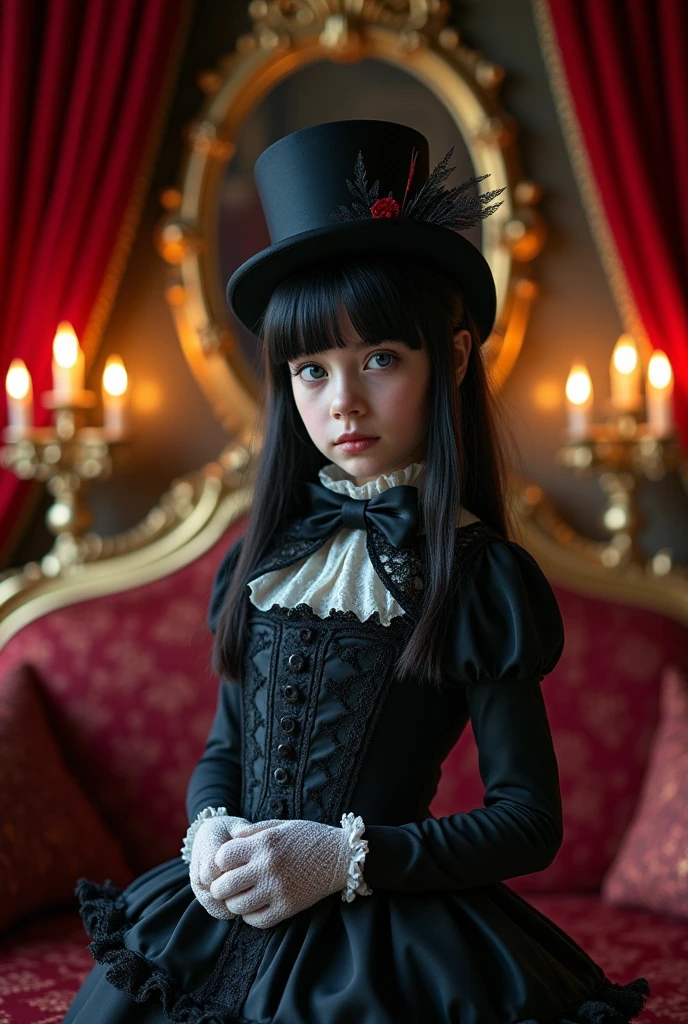 Can you make an image of Ciel Phantomhive and Sebastian Michaelis's daughter? 
