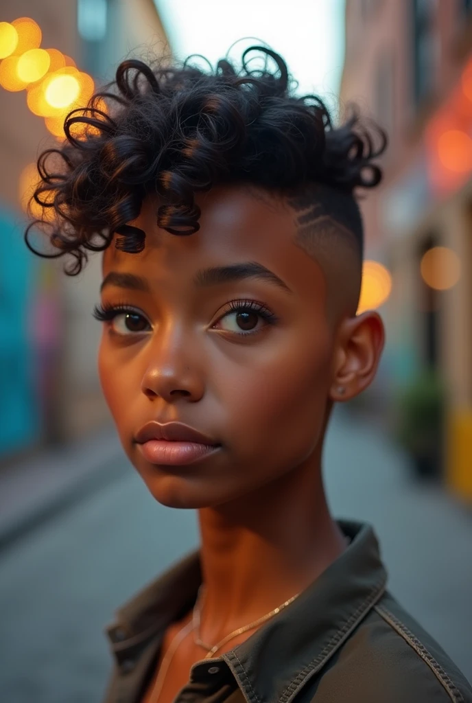 photo with a good haircut