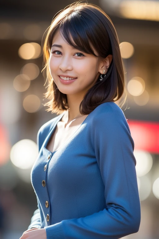 1girl,(RAW photo, best quality), (realistic, photo-realistic:1.4), masterpiece, an extremely delicate and beautiful, extremely detailed, 2k wallpaper, Amazing, finely detail, extremely detailed CG unity 8k wallpaper, ultra-detailed, highres, soft light, beautiful detailed girl, extremely detailed eyes and face, beautiful detailed nose, beautiful detailed eyes,cinematic lighting,perfect anatomy,slender body,smiling ,(bokeh:1.3)
in front of izakaya,narrow street like nakano,lights reflected on wet floor,after rain,night time,shop sign lights,winter night
(wearing cashmere jacket)