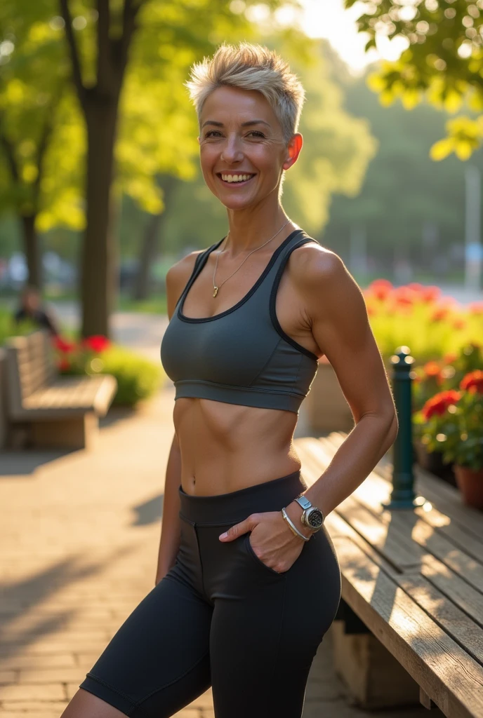 Amputee woman