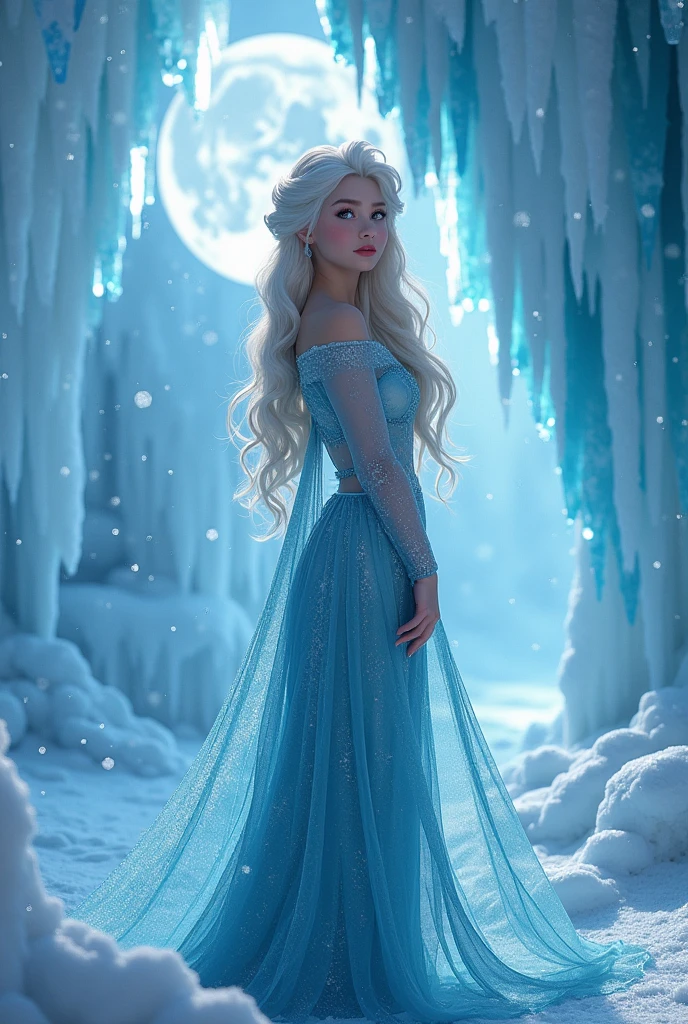 Elsa from frozen without clothes