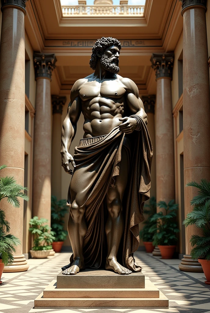 Sculpture that speaks of King Theseus