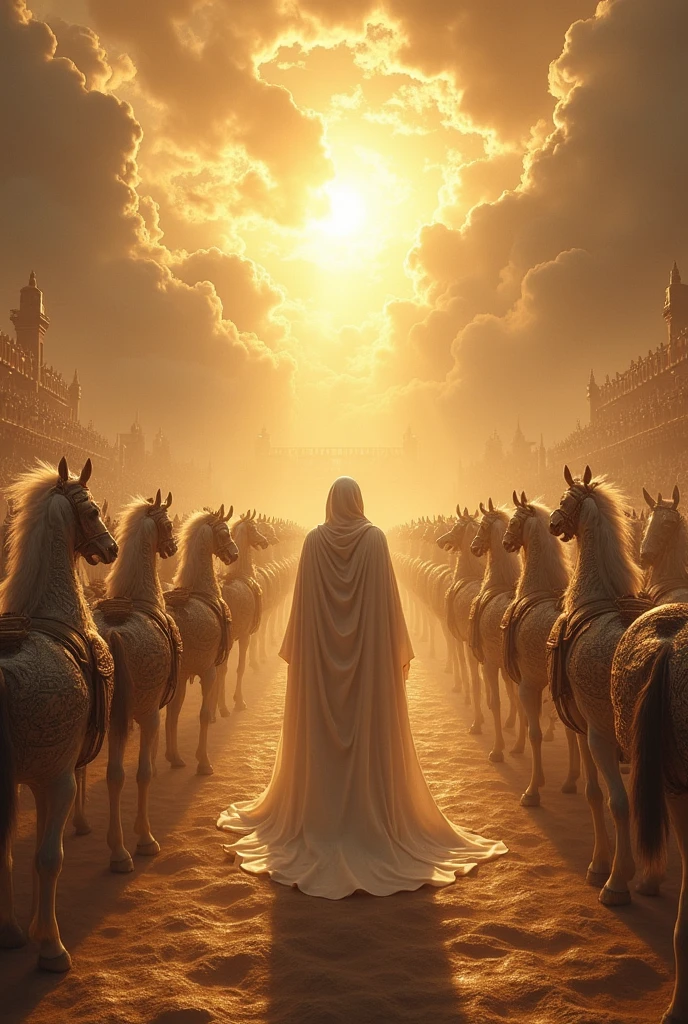 Lord of hosts, passes in review the chariots,