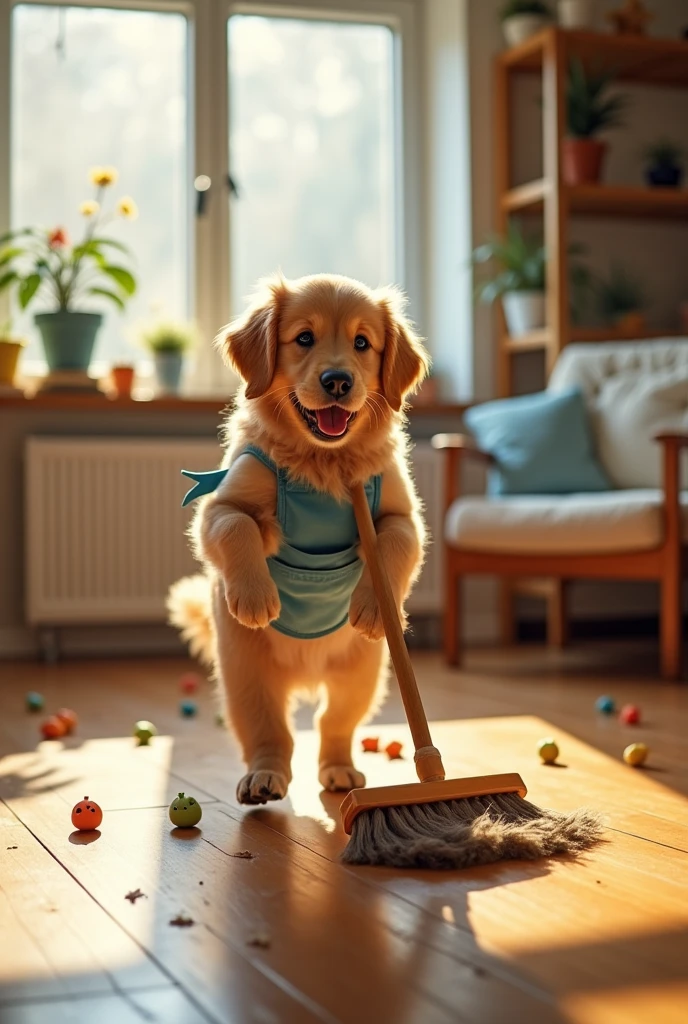 Dog sweeping