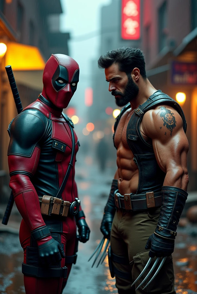 Deadpool and Wolverine that don't look like comics or cartoons