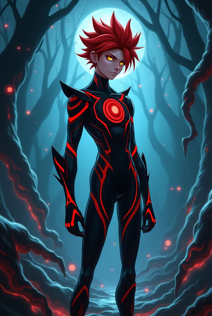 Po from the Slendytubbies human male anime style