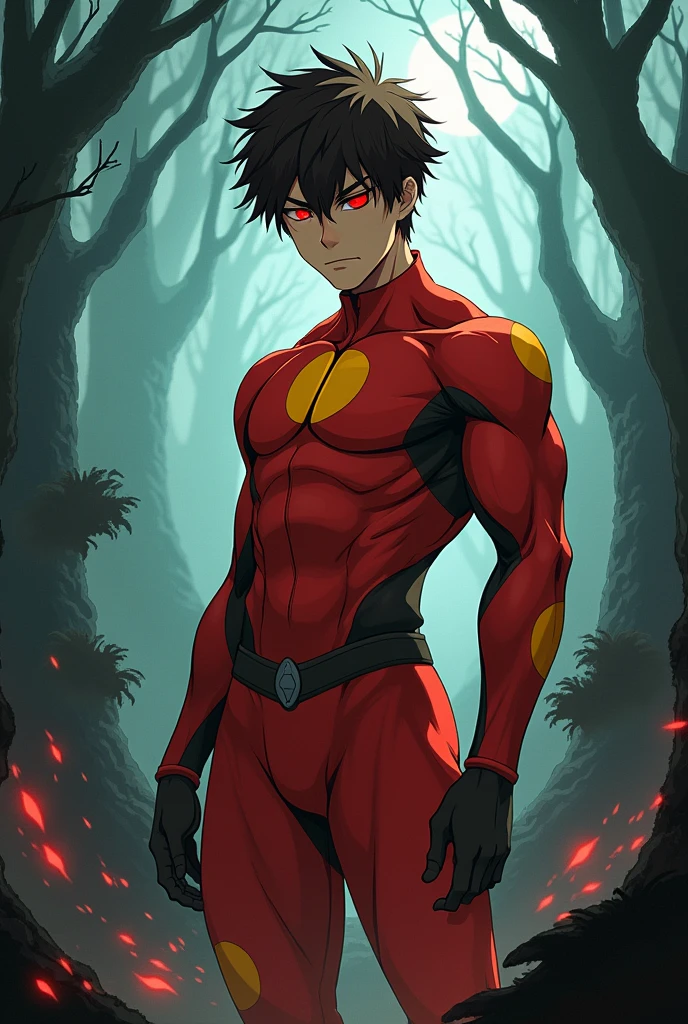Po character from slendytubbies male human version anime style