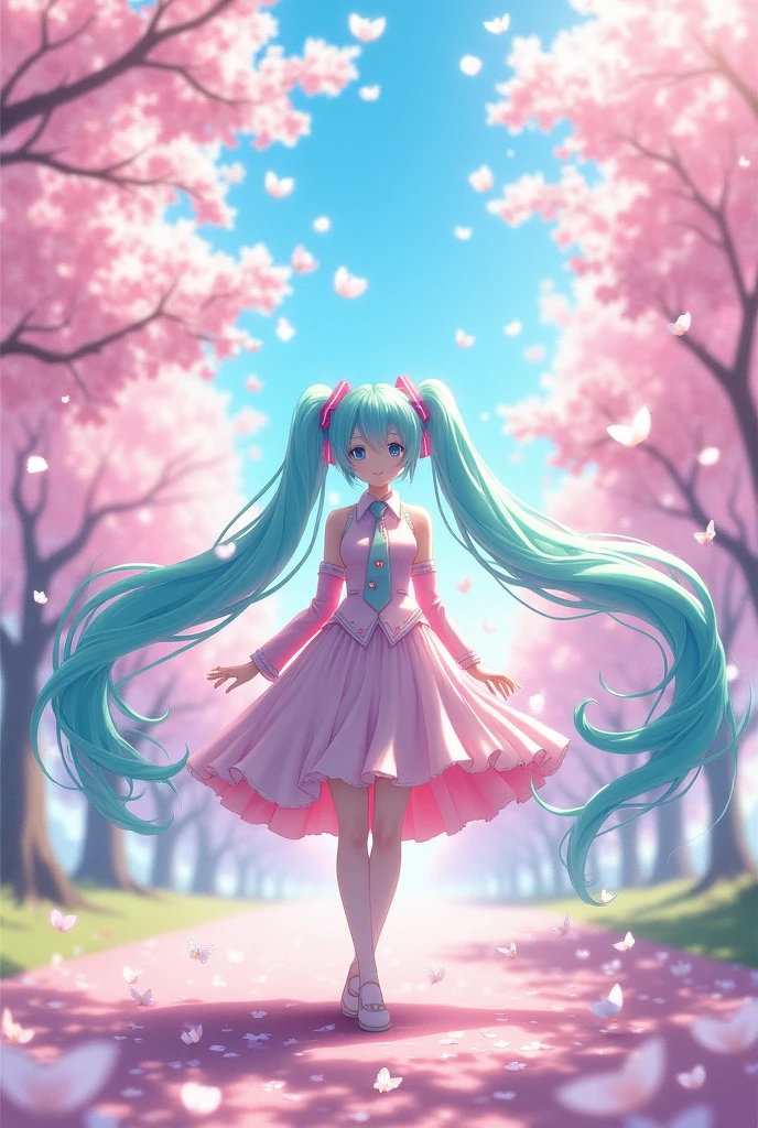 Cherry blossom miku