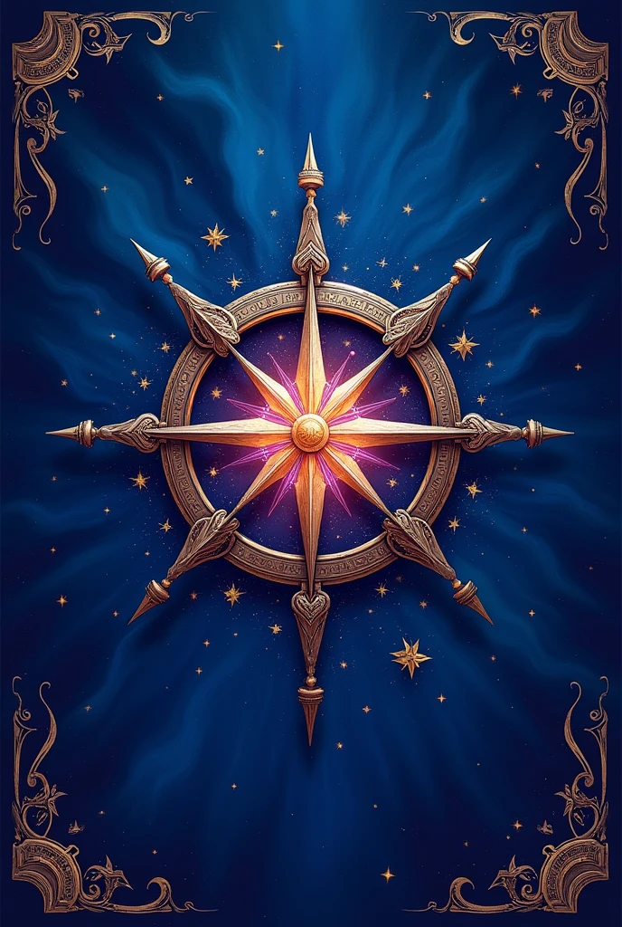 "Design a cartoon-style flag background with deep blues and purples, representing nightfall. The background should feature subtle starry patterns and cosmic elements, evoking a sense of vastness and mystery. The overall look should be stylized with a slightly animated feel."
"Design a central compass in a cartoon style for a flag, symbolizing direction and dominion. The compass should have ornate details and a glowing effect to make it stand out against the dark background. It should be positioned prominently in the center of the flag, with a stylized, animated appearance."
"Add intricate cartoon-style borders to a flag design, featuring patterns reminiscent of ancient runes or arcane symbols. These borders should frame a central compass, enhancing the mystical and dominant theme of the 'Enclave of Nightfall Dominion.' The borders should have a hand-drawn, animated feel, in colors that complement the dark background."
"Create a complete cartoon-style flag that represents 'Enclave of Nightfall Dominion.' The flag should feature a dark background with subtle star patterns, a central compass, and ornate borders with ancient symbols. The design should be stylized and slightly animated, evoking power, mystery, and the unyielding presence of the night."