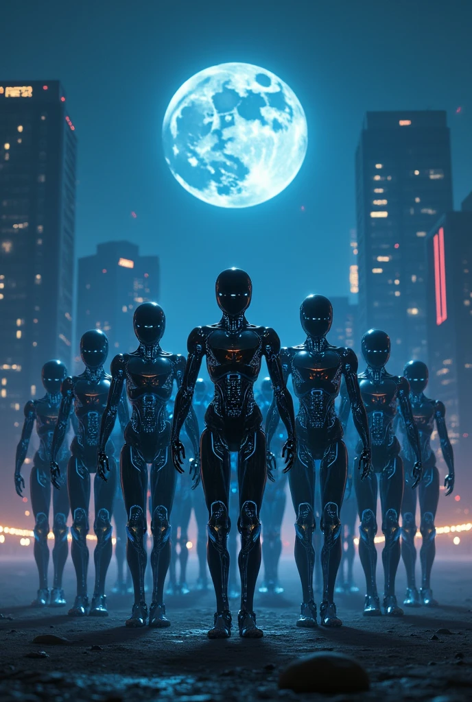 20 robots at midnight