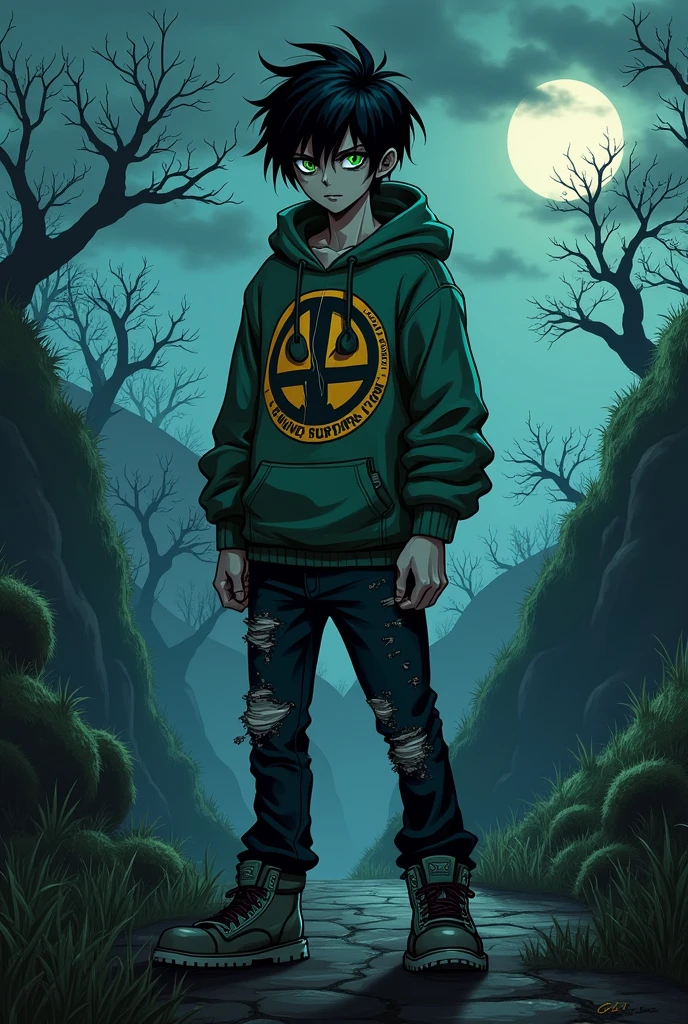 Po character from slendytubbies 3 male human version dismal anime