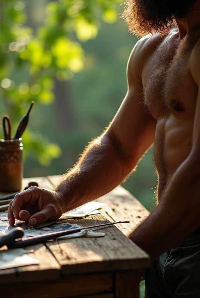 A hairy arm