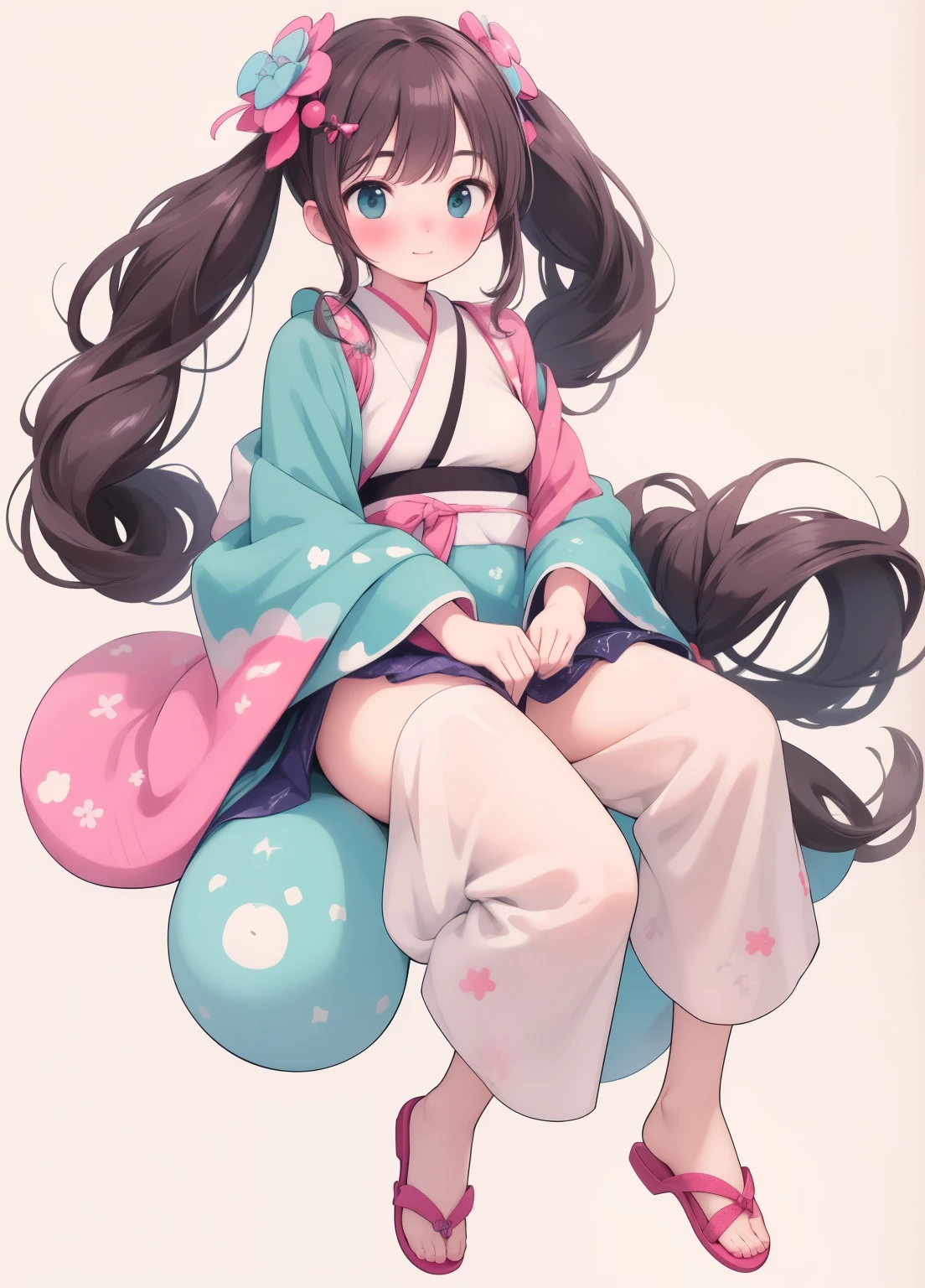 (masterpiece、Highest quality、Highest quality、Official Art、Beautiful and beautiful:1.2)、(One person:1.3)Hatsune Miku、Twin tails,Beautiful breasts, Katsushika Hokusai,very cute,Dark Twist Blade,Put on hair accessories,Wearing Hanfu,Full Body Lesbian,Fantastic and cute Pop Mart blind box,IP Design,Clean and bright background 3D rendering,OC Rendering,8k,Soft Focus,High Gloss Super Detail --ar3:6 50 --Q 2 --niji 5 --Style Expression --s 2