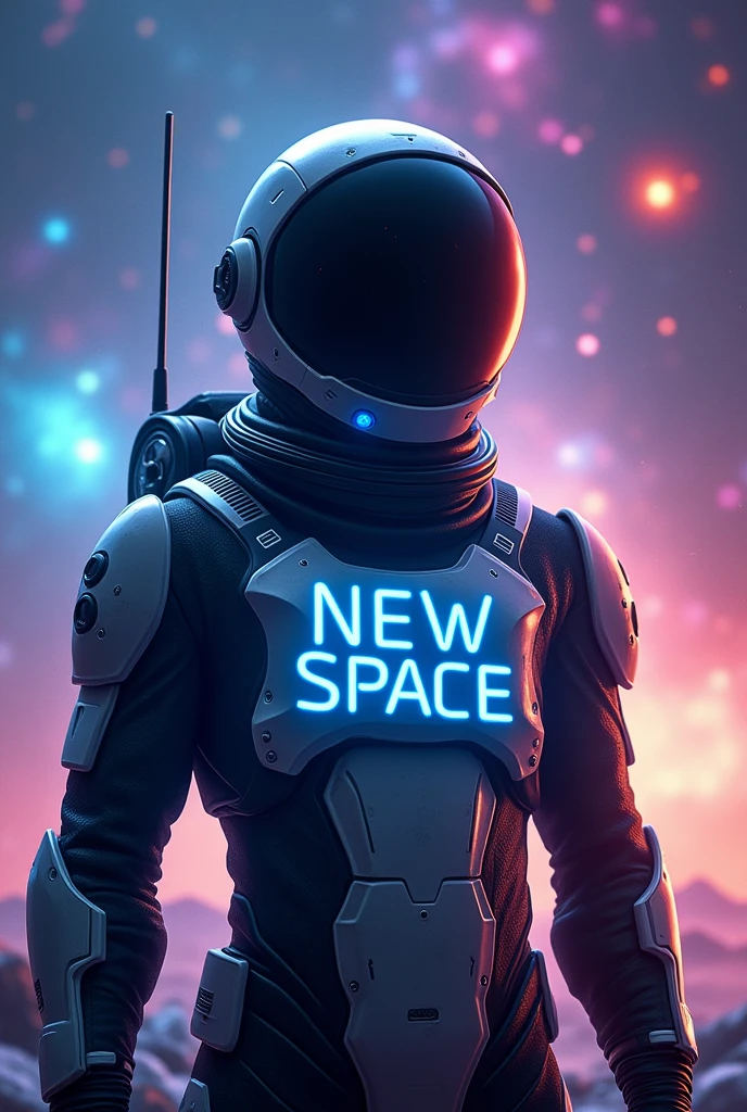 Astronaut with the name NEW SPACE highlighted for gamer