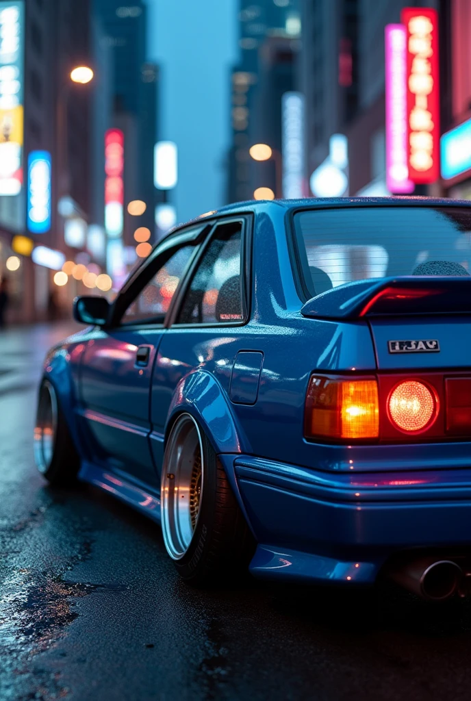 a Tercel with low-profile tires