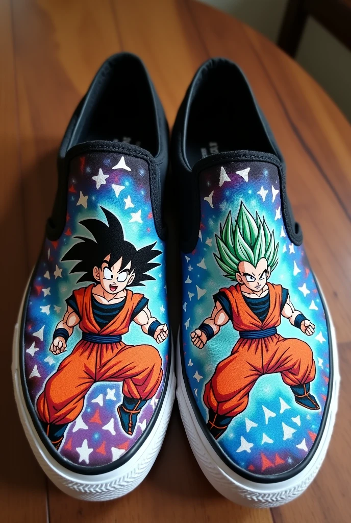 Custom shoes converse with anime decoration dragon ball