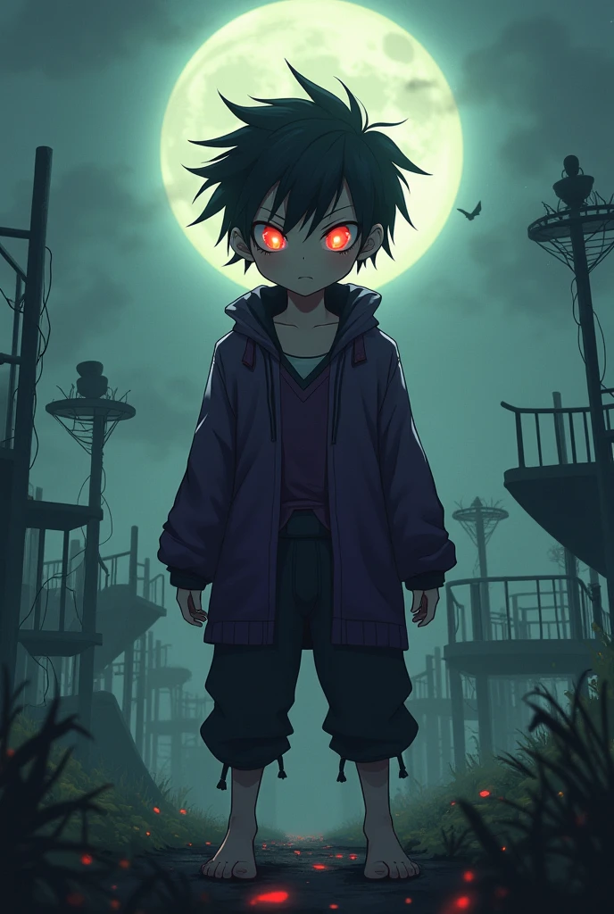 Po  from slendytubbies 3 male human version dismal anime 
