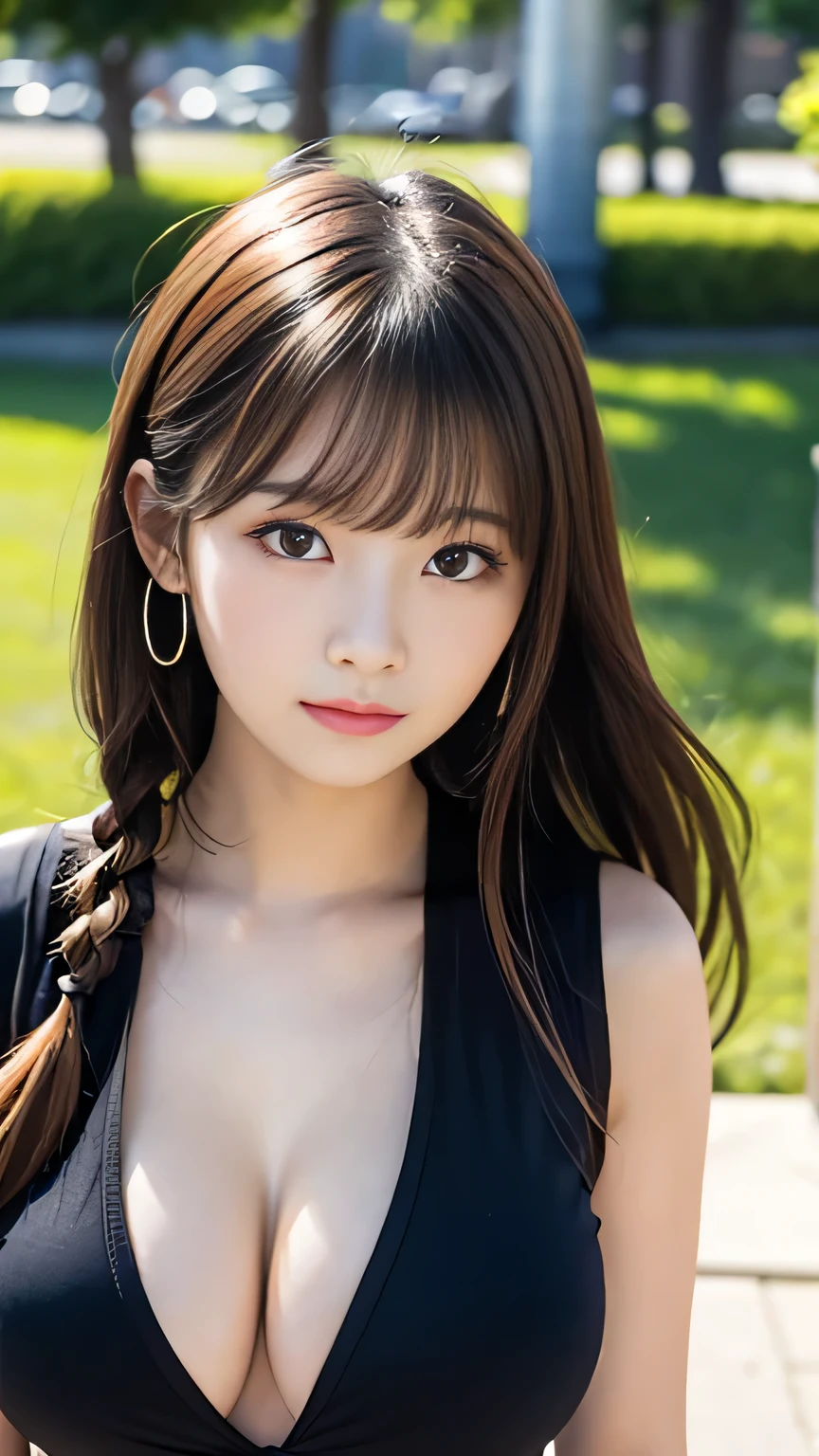 Mini dress、Silver Hair、Sexy big boobs,15 year old beautiful girl looks sexy and cute&Cute beautiful sexy face、A strong wind blows my hair in front of my face、Double teeth、Reduces the appearance of nasolabial folds、Fluttering exy Big 、Sexy cute looks and cute 15 year old beautiful girl, beautiful and sexy face、A strong wind blows my hair in front of my face、beautiful long blonde French braided hair、beautiful, Cute and sexy eyes hidden behind long bangs、Glaring、Eyes welling up with tears、