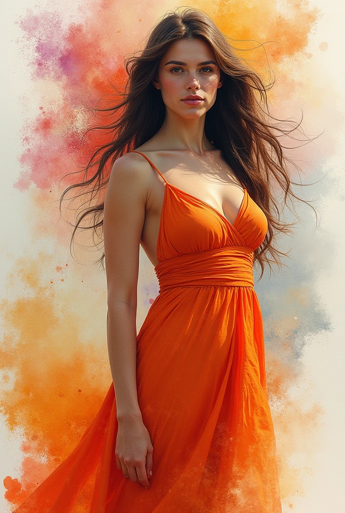a warm familiar painting with a splatter background and spray paint effect, by Eugeniusz Zak, water color art, por Károly Lotz, Watercolor painting, Watercolor painting style, watercolor detailed art, Lt. Reuben Tam, digital watercolor painting, Watercolor paint, Masterfully detailed watercolor, water color art, Grzegorz Rutkowski
