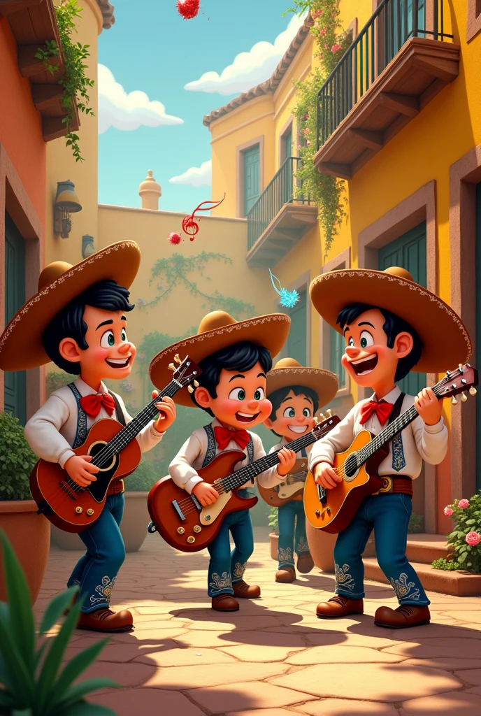 whispered by the Chavo del Ocho gang playing bass 

