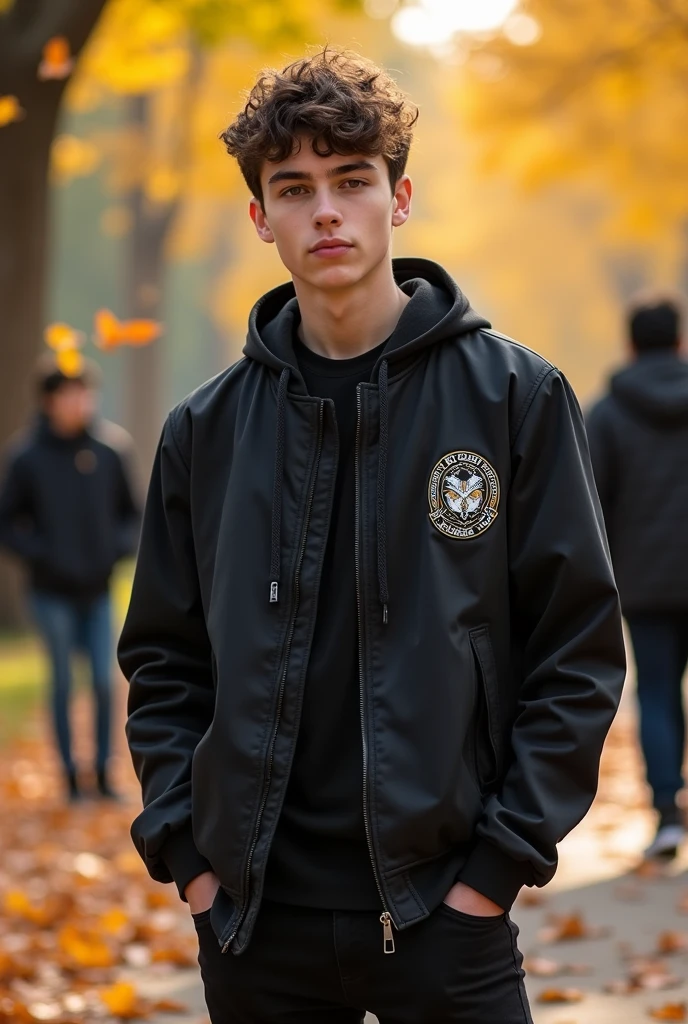 The Don Bosco school jacket with black colors