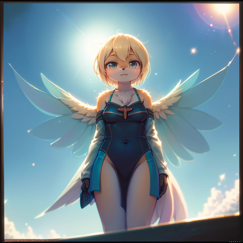 In an alley way, girl 2: skinny, girl 2: short messy blonde hair), (girl in white thong bikini with rose gold trim and white cape Cowgirl, wide-open legs, messy Blonde hair, (small breast), Looking down, (faceless female:1.3), POV, From below, furious look on face, sweaty