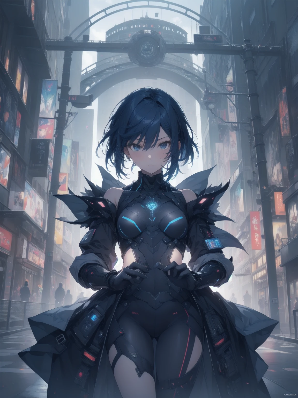 ultra-absurdres-Top quality by artist God, ultra-detailed, high resolution, anime moe artstyle, best anime 8k konachan wallpaper, pixiv contest winner, pool:2810, perfect anatomy,break, 1girl, (Please draw a girl sitting on skyscraper alone. )break,(Solo,little female, 11-year-old:1.3),Full limbs, complete fingers, cyberpunk, (very short hair), pixie cut, medium breasts, beautiful (well-shaped) breasts, groin, butt, small black eyes, beautiful detailed eyes, well-proportioned iris and pupils, highres detailed hair, expressionless, sweat, (bodysuit, plugsuit), (Detailed Lighting), (Detailed background), in the cityscape. break,super detailed skin, Best sexual lighting powered by famous artist, 8k,beauty illustration,photoshop_(medium),very aesthetic,break,((artist:izumi_tsubasu )), artist:clamp ,artist:carnelian ,artist:kantoku ,
