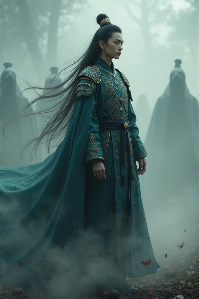 You said:
How I describe Yin Yu tgcf
ChatGPT said:
ChatGPT
Yin Yu is a character from Tian Guan Ci Fu (Heaven Official's Blessing), A novel by Mo Xiang Tong Xiu. Yin Yu, also known as General Yin, he is one of the ghost generals under Xuan Zhen's command, the god of war.
Yin Yu is a solitary and reserved character, with a cold and distant appearance. He is tall and has a melancholic expression, a reflection of his tragic history and the hardships he has endured. His hair is long and dark, and usually dresses simply, which contrasts with the grandeur of other characters in the story. Although he is a man of few words, is an honorable and loyal being, willing to sacrifice himself for those he cares about
